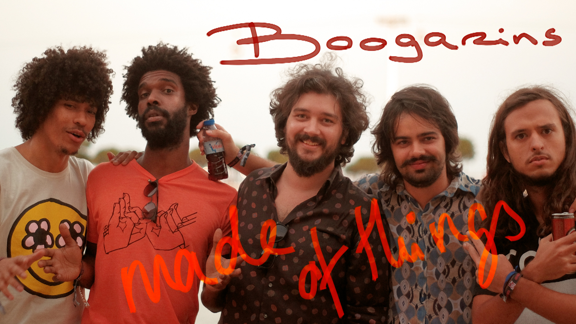 Boogarins on Made of Things: Dinho, Ynaiã, António, Benke, Rapha